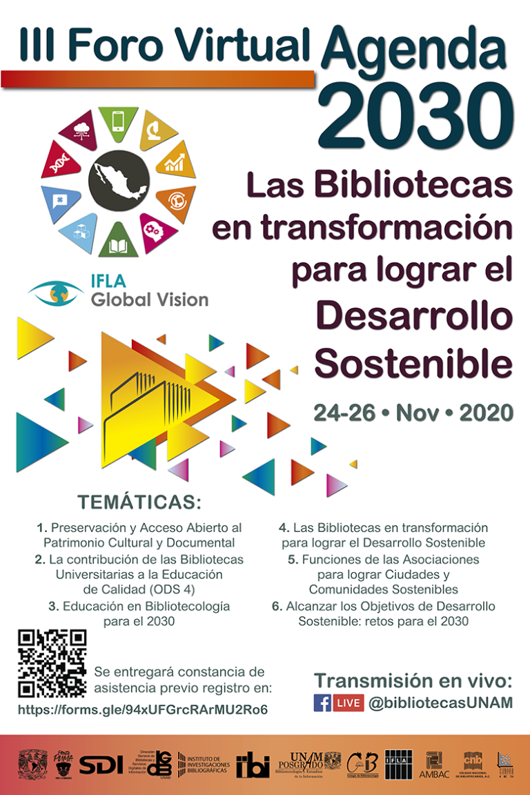 III Foro Virtual Agenda 2030: "Las Bibliotecas En Transformación Para ...