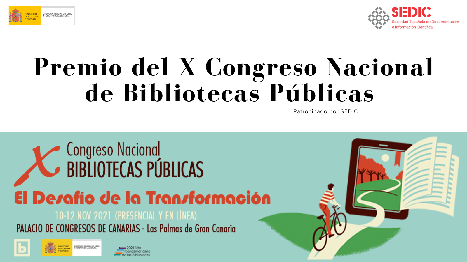 Se Convoca El Premio Del X Congreso Nacional De Bibliotecas Públicas Anabad 2861